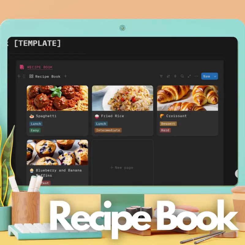 Recipe Book Notion Template Thumbnail Vendblue v2.png